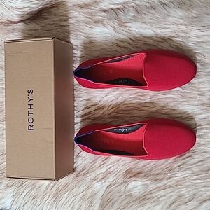 NIB Rothy's The Lounge Loafer Size 8.5 Bombshell Red
